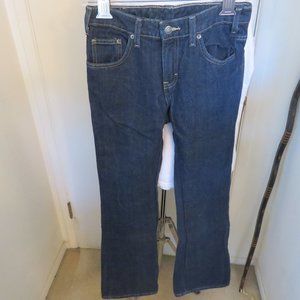 Dickies Women's 100% Cotton Flannel Lined Blue Jeans 31L Size 4 Regular FD117SVB